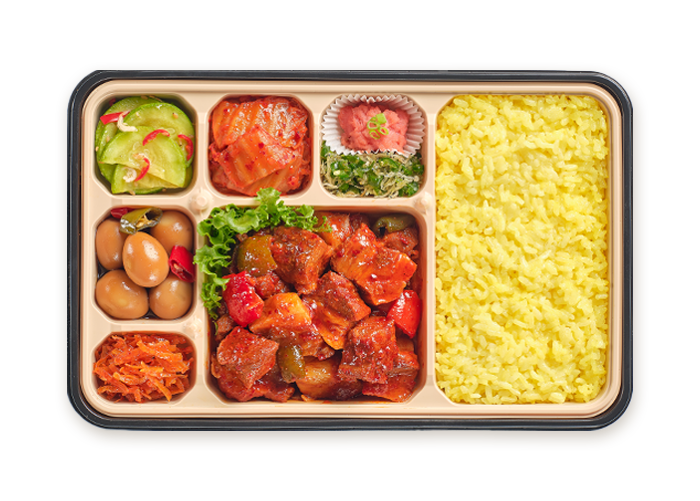 찜갈비 도시락