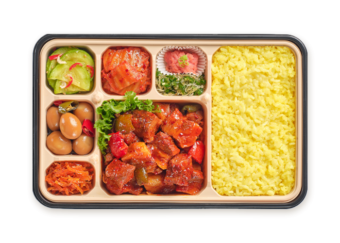 찜갈비 도시락