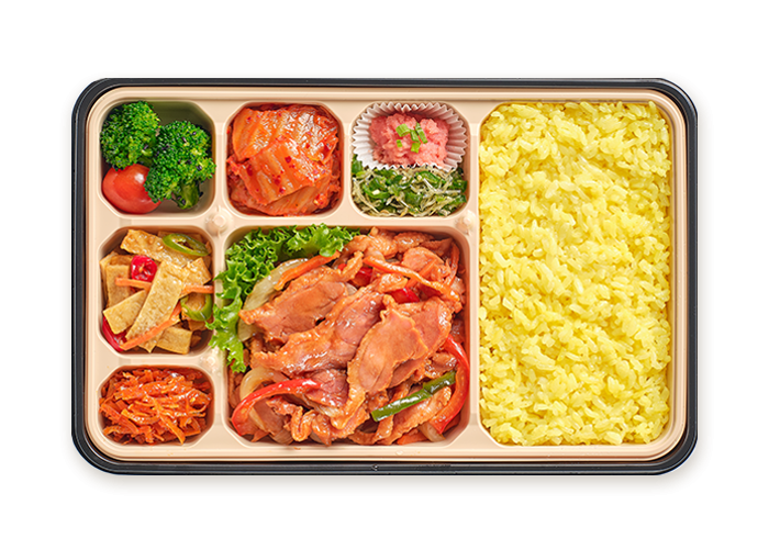 훈제오리 도시락