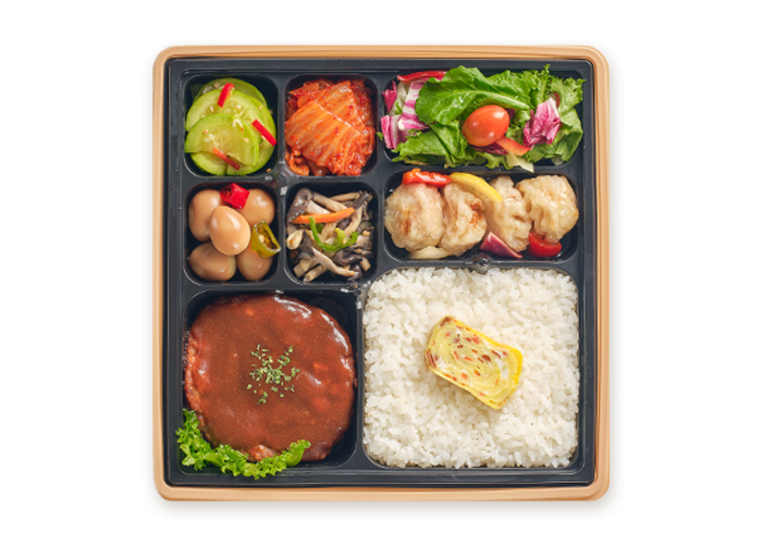 고급 떡갈비 도시락