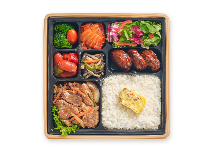 고급 소불고기 도시락