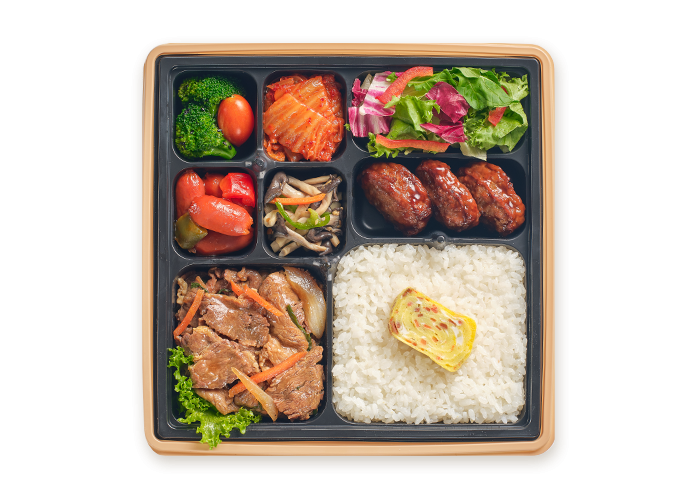 고급 소불고기 도시락